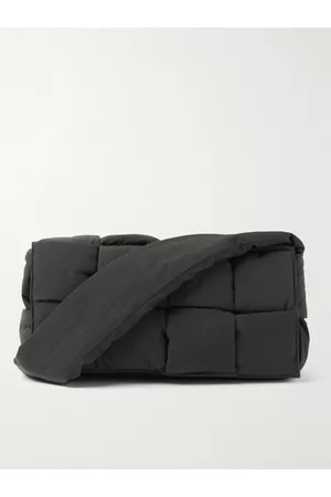 Bottega Veneta Tech Cassette Padded Intrecciato Shell Messenger Bag - Men
