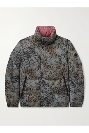 Moncler 2 Moncler 1952 Reflective Reversible Cheetah-Print Shell Down Jacket - Men - - 2