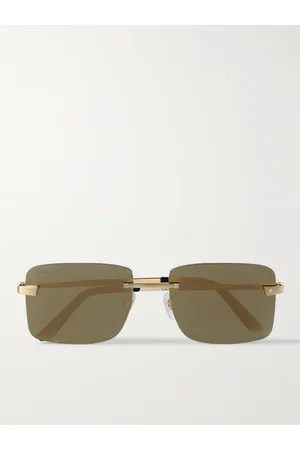 Cartier Santos Frameless -Tone Sunglasses - Men