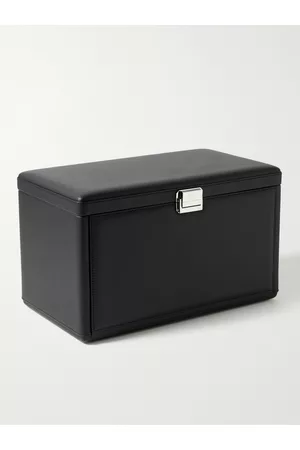 Scatola del Tempo 7-RT Full-Grain Leather Triple Watch Winder - Men