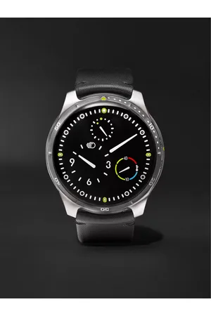 Ressence Type 5 Mechanical 46mm Titanium and Leather Watch, Ref. No. TYPE 5B - Men