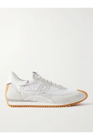 Loewe Flow Runner Leather-Trimmed Suede and Nylon Sneakers - Men - - EU 44