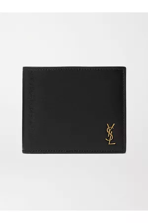 Saint Laurent Logo-Appliquéd Leather Billfold Wallet - Men
