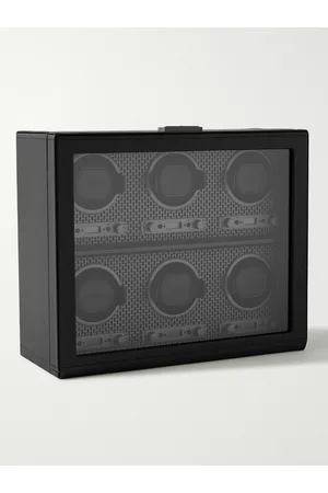 Wolf Axis Vegan Leather Six-Piece Watch Winder - Men