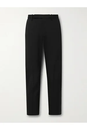 NILI LOTAN Tel Aviv Tapered Cropped Virgin Wool-Twill Trousers - Men - - UK/US 36