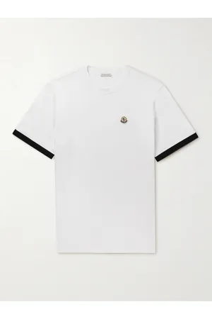Moncler Logo-Appliquéd Cotton-Jersey T-Shirt - Men - - XS
