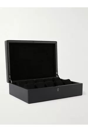 Wolf British Racing Pebble-Grain Vegan Leather Ten-Piece Watch Box - Men