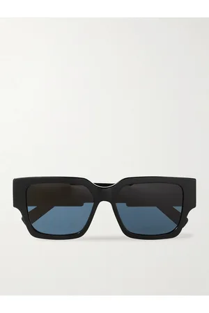 Dior CD SU Square-Frame Acetate and Silver-Tone Sunglasses - Men