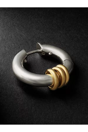 SPINELLI KILCOLLIN And Gold Single Hoop Earring - Men