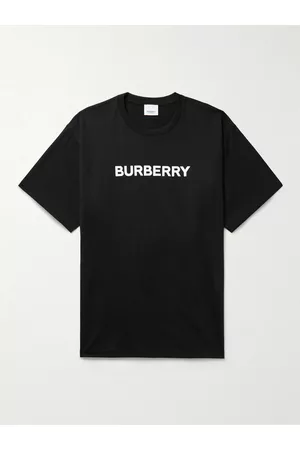 Burberry Oversized Logo-Print Cotton-Jersey T-Shirt - Men - - M