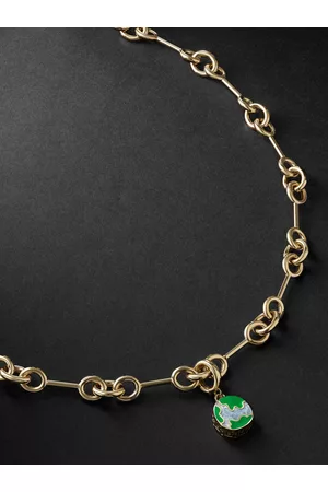 Lauren Rubinski And Enamel Pendant Necklace - Men