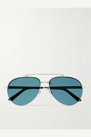 Cartier Santos Evolution Aviator-Style -Tone Sunglasses - Men
