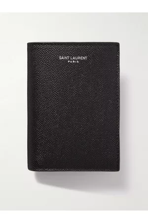 Saint Laurent Logo-Debossed Full-Grain Leather Billfold Wallet - Men