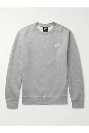 Nike Logo-Embroidered Cotton-Blend Jersey Sweatshirt - Men - - XS