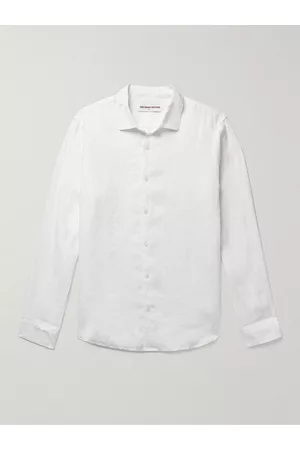 Orlebar Brown Giles Linen Shirt - Men - - XS