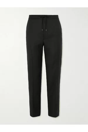 Mr P. Straight-Leg Virgin Wool Drawstring Tuxedo Trousers - Men - - 28