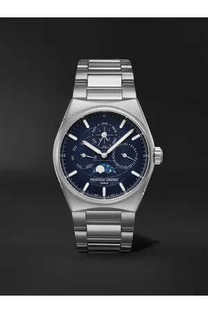 Frederique Constant Highlife Automatic Perpetual Calendar Moon-Phase 41mm Stainless Steel Watch, Ref No. FC-775BL4NH6B - Men