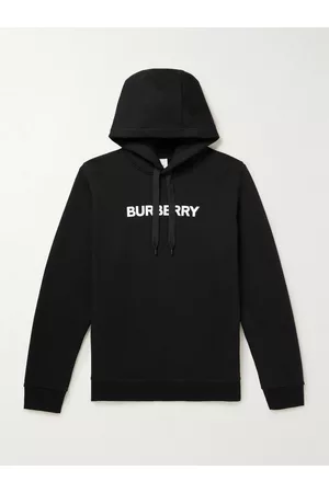 Burberry Ansdell Logo-Print Cotton-Jersey Hoodie - Men - - S