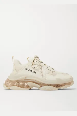 Balenciaga Triple S Clear Sole Mesh, Nubuck and Leather Sneakers - Men - - EU 40