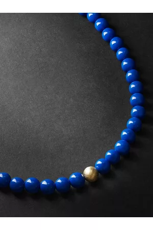 Lauren Rubinski Silver and Enamel Necklace - Men