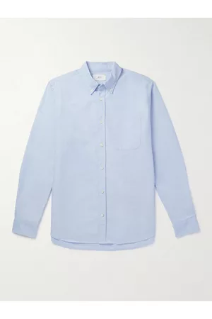 Mr P. Button-Down Collar Cotton Oxford Shirt - Men - - XS