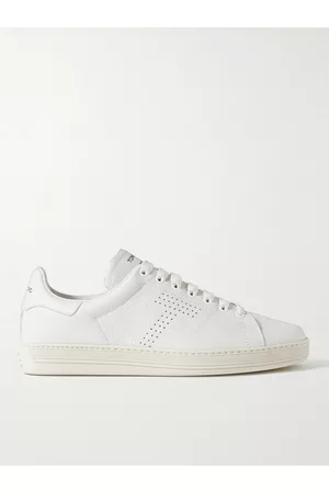 Tom Ford Warwick Perforated Full-Grain Leather Sneakers - Men - - UK 6