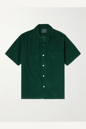 Portuguese Flannel Convertible-Collar Cotton-Corduroy Shirt - Men - - XXL