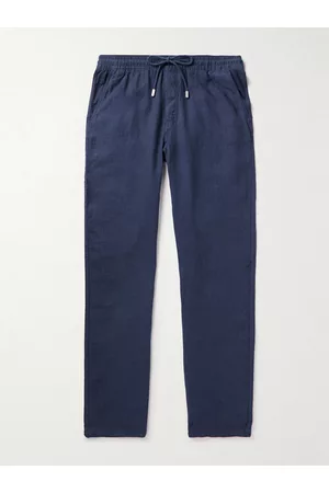 Vilebrequin Pacha Straight-Leg Linen Drawstring Trousers - Men - - XXXL