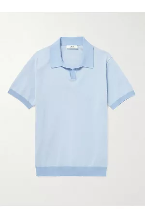 Mr P. Honeycomb-Knit Cotton Polo Shirt - Men - - M