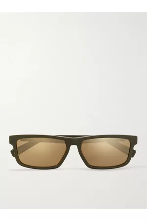 Dior DioRider S2U Rectangle-Frame Acetate Mirrored Sunglasses - Men