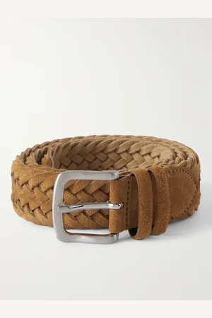 Mr P. 3.5cm Woven Suede Belt - Men - - EU 105