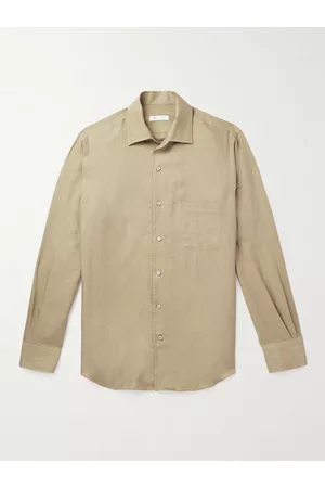 Loro Piana Arizona Linen Shirt - Men - - L