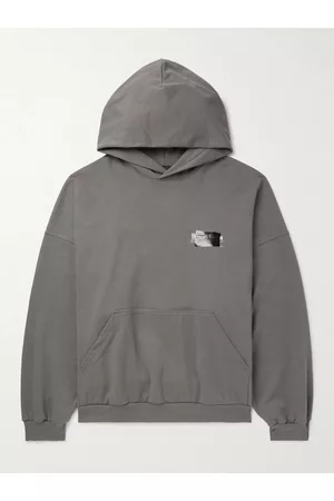 Balenciaga Logo-Embroidered Cotton-Jersey Hoodie - Men - - 3