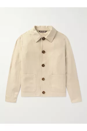Loro Piana Jules Antigua Linen Overshirt - Men - - Age 6