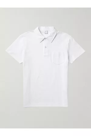 Sunspel Riviera Cotton-Mesh Polo Shirt - Men - - XXL