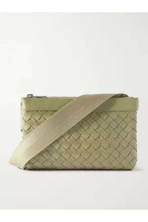 Bottega Veneta Intrecciato Leather Messenger Bag - Men