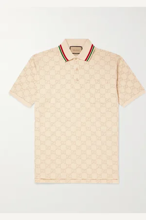 Gucci Logo-Embroidered Cotton-Piqué Polo Shirt - Men - - M