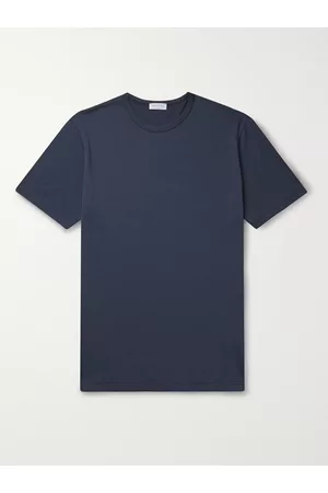 Sunspel Pima Cotton-Jersey T-Shirt - Men - - S