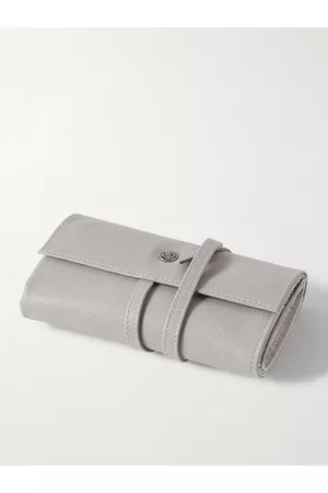 Rapport London Via Range Cross-Grain Leather Watch Roll - Men