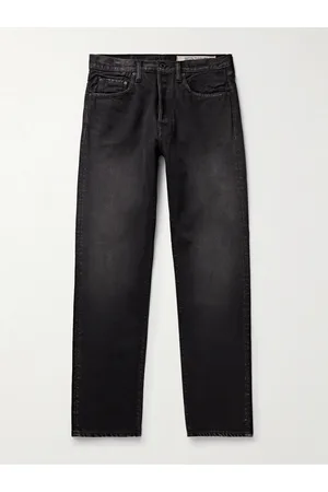 KAPITAL Slim-Fit Straight-Leg Stone-Washed Jeans - Men - - UK/US 28