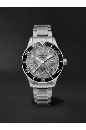 Montblanc 1858 Iced Sea Automatic Stainless Steel and Ceramic Watch, Ref. No. MB130793 - Men
