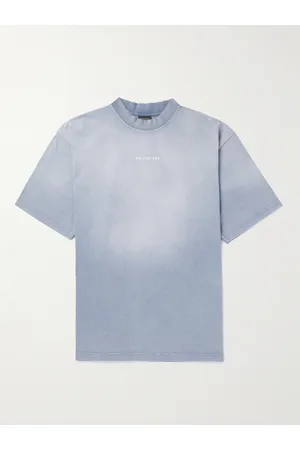 Balenciaga Logo-Embroidered Cotton-Jersey T-Shirt - Men - - S