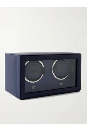 Wolf Club Full-Grain Vegan Leather Double Watch Winder - Men