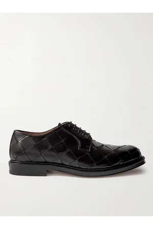 Bottega Veneta Intrecciato Leather Derby Shoes - Men - - EU 42