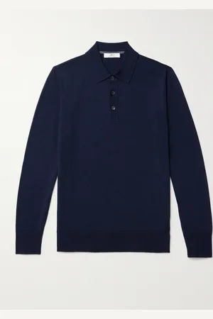 Mr P. Merino Wool Polo Shirt - Men - - M