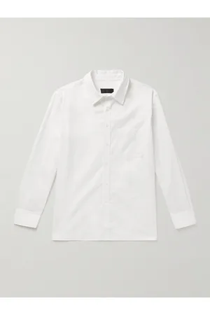 NILI LOTAN Finn Cotton-Poplin Shirt - Men - - L