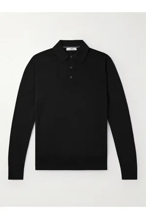 Mr P. Merino Wool Polo Shirt - Men - - M
