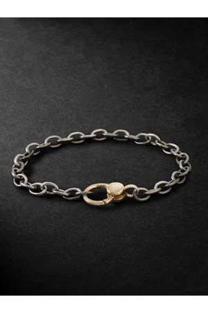 Ileana Makri , Gold and Diamond Chain Bracelet - Men - - 19