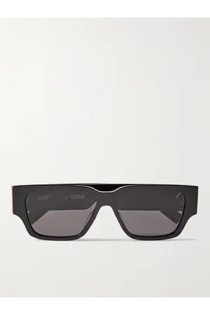 Dior CD Diamond S5I D-Frame Acetate and Silver-Tone Sunglasses - Men