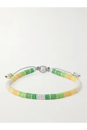 M. COHEN Rizon Sterling Silver Beaded Bracelet - Men - - L
